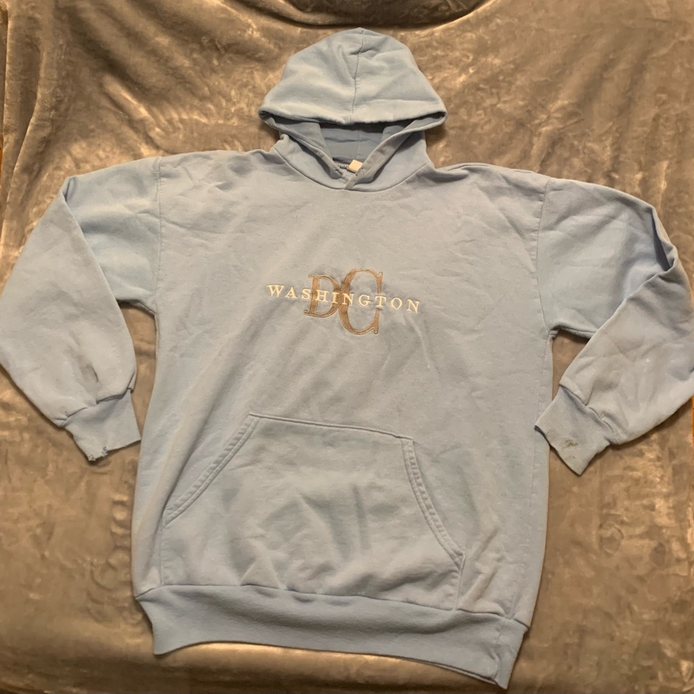 Light Blue Washington DC Hoodie